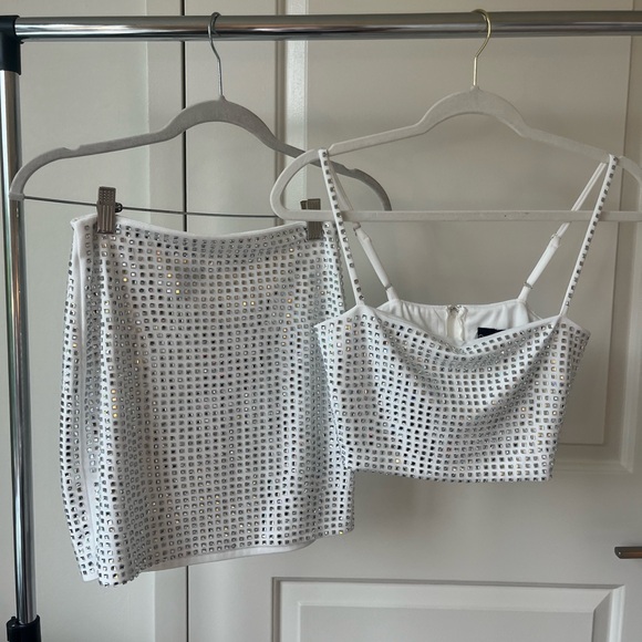 Windsor Two Piece Rhinestone Set - Picture 4 of 8